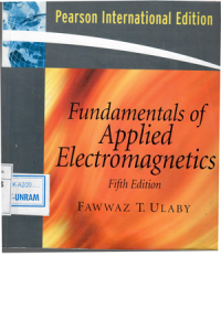 Image of Fundamentals of applied electromagnetics / Fawwaz T. Ulaby