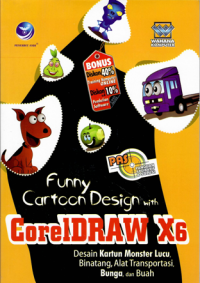 Image of Funny Cartoon Design with Coreldraw x6