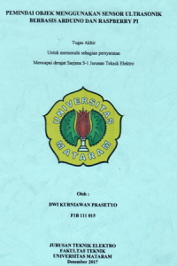 PEMINDAI OBJEK MENGGUNAKAN SENSOR ULTRASONIK BERBASIS ARDUINO DAN RASPBERRY PI
