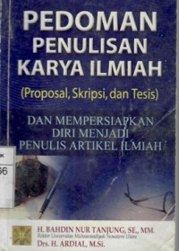 Image of pedoman penulisan karya ilmiah