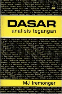 Image of Dasar analisis tegangan / MJ Iremonger