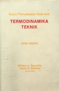 Image of KUNCI PENYELESAIAN SOALSOALTERMODINAMIKA TEKNIK