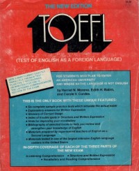 Image of TOEFL tEST OF ENGLISH AS A FOREIGN LANGUAGE